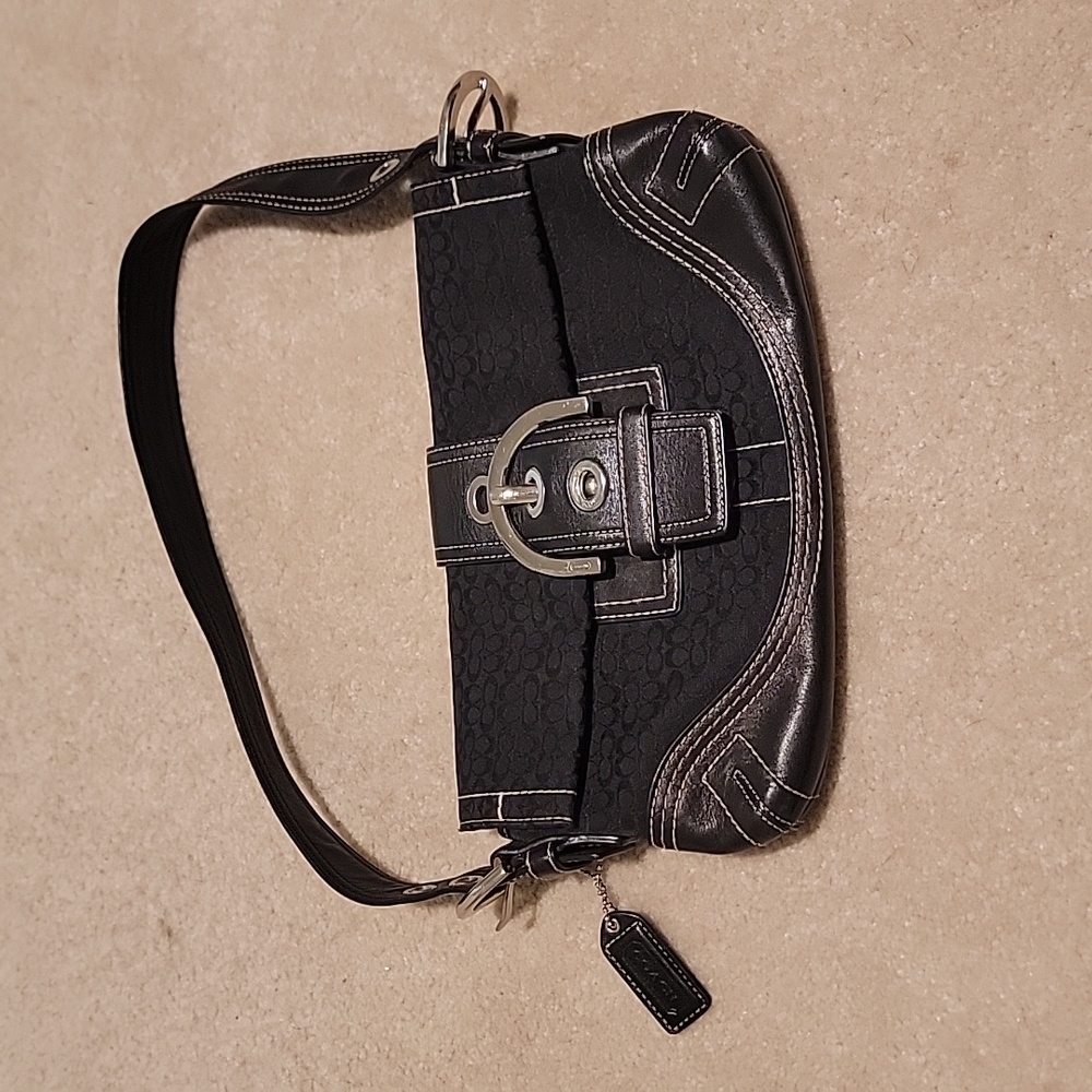 Coach Signature Logo Shoulder Bag